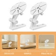 thumbnail image 4 of WEUVEB 2Pcs Space Saving White Camera Wall Bracket for Network Devices, 4 of 9