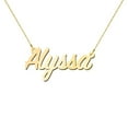 thumbnail image 1 of Personalized Name Necklace Layering Set with Paper Clip Chain, 1 of 8