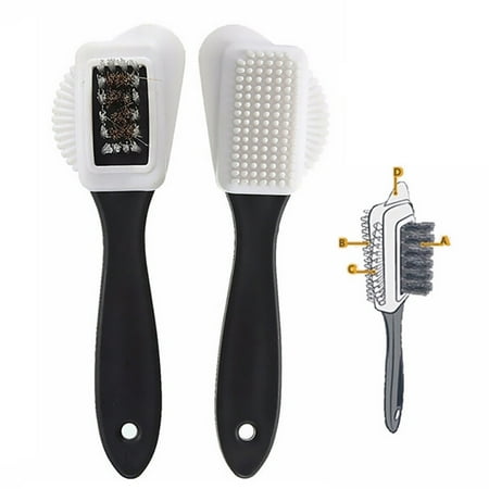 

2PCS Shoes Cleaning Brushes Creative 4-Way Shoe Cleaner Brush Shoe Cleaner Tool