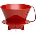 thumbnail image 3 of HIC Coffee Filter Cone, Red, Number 4-Size Filter, Brews 8 to 12-Cups, 3 of 4