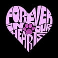 thumbnail image 2 of Forever In Our Hearts - Women's Word Art Crewneck Sweatshirt, 2 of 2