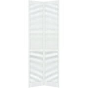 Kimberly Bay Louvered Paintable Wood Bi-Fold Door, 23 lbs