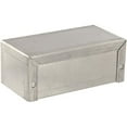 thumbnail image 1 of Pack of 1, Bud Industries Cu-3002-A Enclosure, Interlocking, Desktop, Aluminum, Gray, 4X2.125X1.625 In, Minibox, 1 of 1