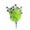 Green-4D-home supplies, variant on LEFTHIGH Home Simulation Lily Flowers Artificial Fake Bouquet Outdoor Holiday Decorations Home Garden Plastic 35cm Tall Green Teen Girl Gifts