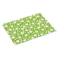 thumbnail image 2 of Bingfone Green White Flowers ,18" x 24"Dish Drying Mat for Kitchen Counter,Ultra Absorbent Microfiber, 2 of 7