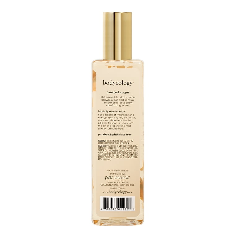 Bodycology Toasted Sugar Fragrance Mist Spray By Bodycology - 8 oz Bodycology Toasted Sugar Fragrance Mist Spray By Bodycology - 8 oz