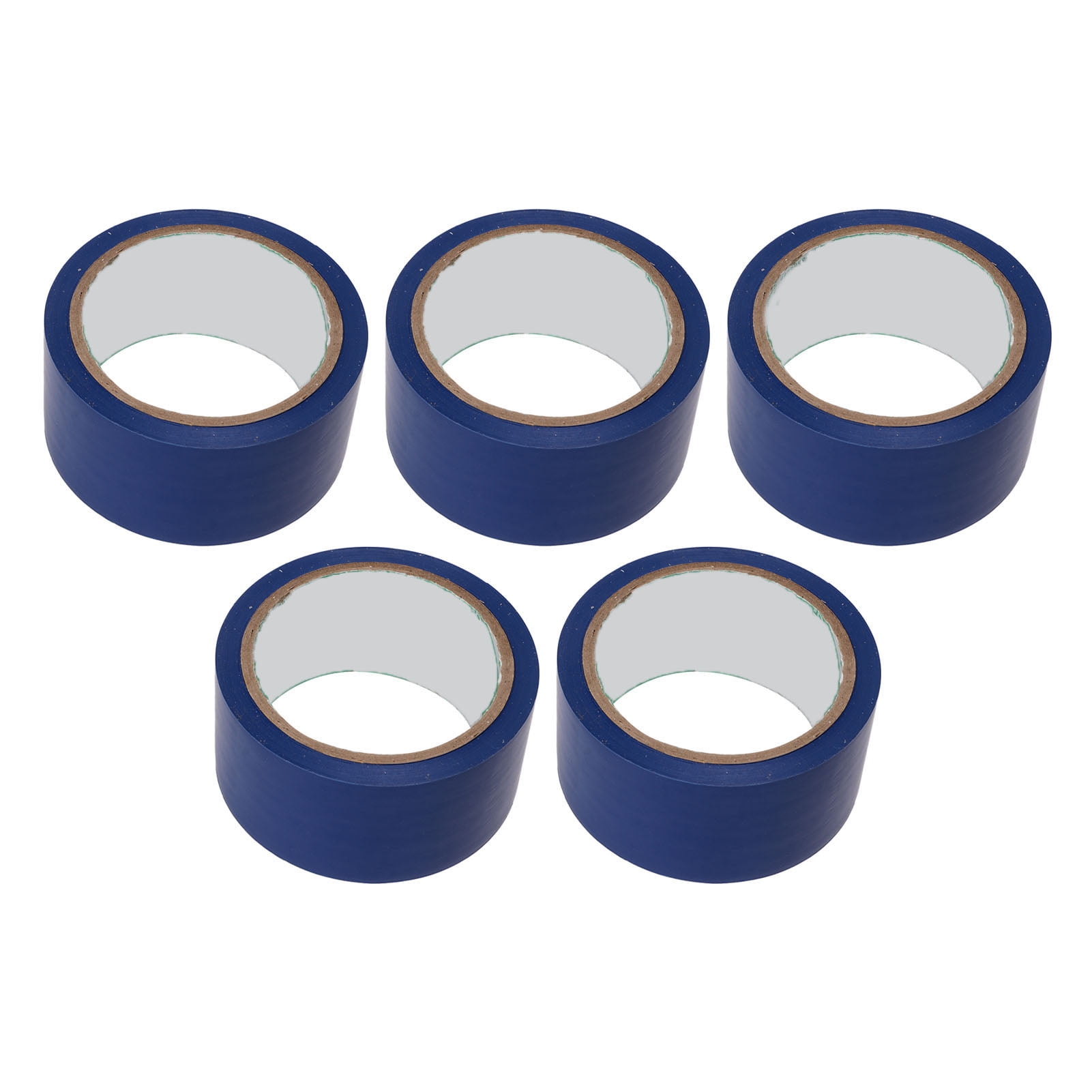 Yajisi 5 Pcs Floor Marking Tape 1.96 Inches / 5cm Width Adhesive Athletic Tape for Gymnasium Basketball Volleyball Tennis Court Marking Line Blue