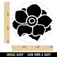 thumbnail image 2 of Anemone Flower Self-Inking Rubber Stamp Ink Stamper - Black Ink - Small 3/4 Inch, 2 of 7
