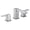 Chrome, variant on Moen TVS6721BN 90 Degree 1.2 GPM Widespread Bathroom Faucet - Nickel