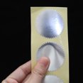 thumbnail image 2 of 200 Uds. Pegatinas en relieve, sellos de certificado de oro metálico en blanco, pegatinas de papel de aluminio en relieve, pegatinas de borde festoneado, sello en relieve, sellado en blanco, 2 of 5