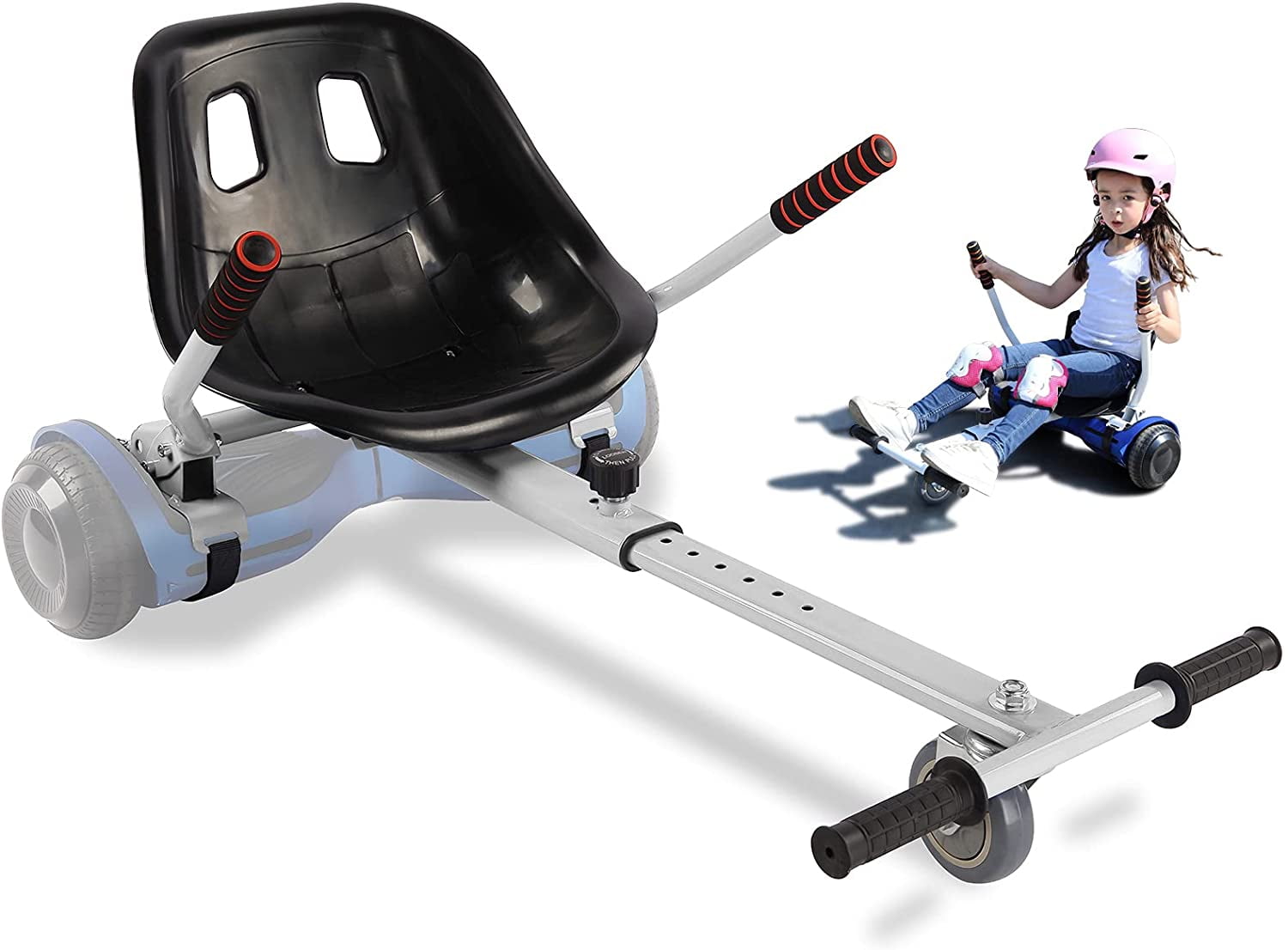 PRINIC Hoverboard Kart, Hover Cart, Buggy Attachment for 6.5"/8"/10