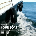 thumbnail image 1 of QinaQin 4PC 10x28 Inch Boat Fenders, Heavy Duty Inflatable Dock Bumpers, Black, 1 of 9