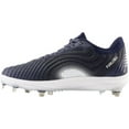 thumbnail image 4 of New Balance Men's Fuelcell 4040V7 Low Metal Baseball Cleat Navy/White Wide 11.5, 4 of 6