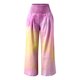thumbnail image 3 of WILLBEST Pantalones Casuales de Mujer, Cintura Alta, Pierna Ancha, Elásticos, Estampados de Verano con Bolsillos para Salidas Diarias E Informales. Extra Grande, 3 of 4