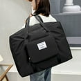 thumbnail image 1 of Bolsa de viaje expandible para mujer - Bolsa grande para gimnasio con funda para carrito y bolsillo impermeable - 42 × 34 × 14 cm - Bolsa de mano en rosa, azul, negro, gris y morado, 1 of 6