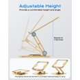 thumbnail image 3 of Soporte para laptop LOXP ajustable, giratorio 360° y plegable para 10-16", 3 of 6