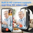 thumbnail image 5 of GPS Position Smartwatch for Elderly Fall Alarm Blood Pressure Heart Rate Health Monitoring Smart Watch-Black, 5 of 5