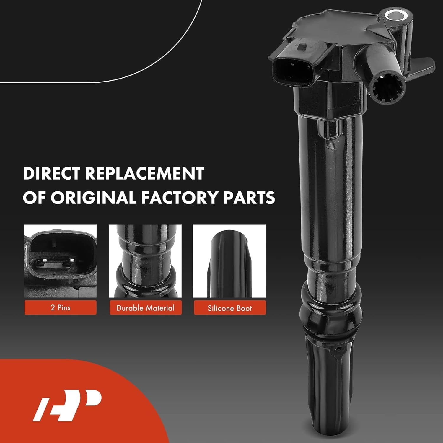 A-Premium Set of 8 Ignition Coil Pack and Iridium Spark Plugs Compatible with Ford F-150 2010-2014, F-250 2011-2017, F-350 2011-2017, E-350 Super Duty 2017, 6.2L, Replace# CYFS12FP, 1403264117