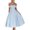 Light Blue, variant on Women'S Off the Shoulder Cocktail Maxi Dress Sleeveless Casual A Line Elegant Flowy Formal Dresses