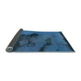 thumbnail image 2 of Ahgly Company Indoor Rectangle Abstract Light Blue Modern Area Rugs, 2' x 5', 2 of 4