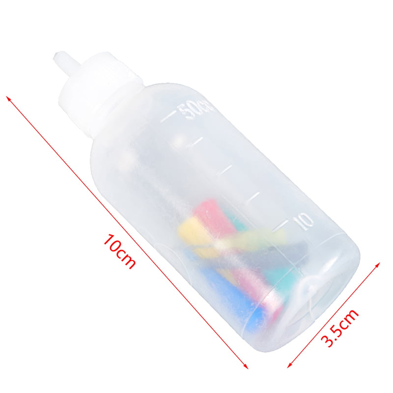 1pc 50ml Jam Painting Squeeze Bottles With 7 Nozzles Jam Pot Cake