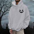 thumbnail image 1 of MKLEKYY Pull Tricoté à Manches Courtes pour Hommes Mode Décontractée Impression 3D Manches Longues Pull à Capuche avec Cordon de Serrage, 1 of 1