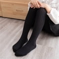 thumbnail image 2 of Generic Toddler Kids Baby Girls Cotton Leggings Knitted Tights Stretchy Basic Full Length Pants Pantyhose for Spring Autumn Stocking（6-8 Years Black）, 2 of 5