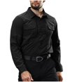 thumbnail image 4 of YFNNUP Men's Tactical Shirts Casual Button Down Work Shirt Breathable Quick Dry Long Sleeve Fishing Shirt, 4 of 6