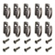 thumbnail image 3 of Cateissary Ganchos colgantes de aleación de Zinc, tornillo de puerta montado en la pared, perchas antideslizantes para ropa, toallas, juego Almacenamiento y organización del hogar color bronce, 3 of 6