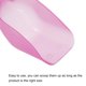thumbnail image 5 of Pala de Harina para Hielo de Plástico Uxcell de 12oz Cuchara de Hielo Rosa, 5 of 6