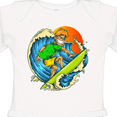 thumbnail image 4 of Inktastic Pro Surfer Dude Boys Long Sleeve Baby Bodysuit, 4 of 5