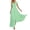 Light Green, variant on Womens Summer Wedding Guest Dresses Short Sleeve V-Neck High Waisted Wrap Maxi Length Evening Gowns Bridesmaid Dresses Plus Size Flowy Long Sundress S