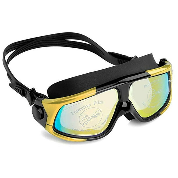 C.F.GOGGLE Professional Swim Goggles, No Leaking Adjustable Fit Anti