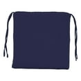 thumbnail image 3 of Blazing Needles Indoor 16" x 16" Twill Chair Cushion, Navy, 3 of 3