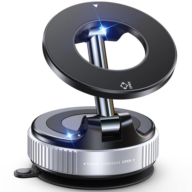 Soporte de teléfono con ventosa magnética Jononser para Magsafe Silver