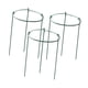 thumbnail image 4 of 3x jaulas de peonía de hierro estacas de soporte vegetal enrejado de planta redonda de 25x40 cm multifuncional para jardín, 4 of 9