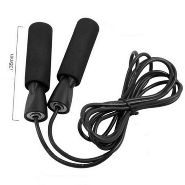 Cuerda para saltar, herramienta de entrenamiento de velocidad, negra, ajustable a 10 velocidades, para gimnasio en casa, fitness aeróbico, equipo de entrenamiento,Vsgery
