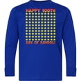 thumbnail image 3 of Inktastic Happy 100th Day of School One Hundred Stars Long Sleeve Youth T-Shirt, 3 of 5