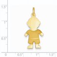 thumbnail image 2 of Beautiful 14k Satin Boy Charm, 2 of 2