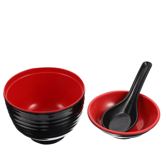 Raindrops  Microwavable Traditional Miso Soup Bowl Rice with Lid