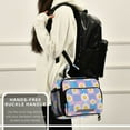 thumbnail image 6 of FORMRS Student Insulated Lunch Bag with Shoulder Strap Reusable Cooler Box for School, Playful Daisy, 6 of 9