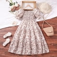 thumbnail image 5 of TAIAOJING Toddler Baby Girls Floral Dress Girls Long Sleeve Prints Dress Dance Party Dresses Clothes For 8-9 Years, 5 of 6