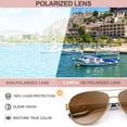 thumbnail image 4 of Gafas de sol CARFIA CA3210 polarizadas con protección UV400 para mujer, 4 of 9