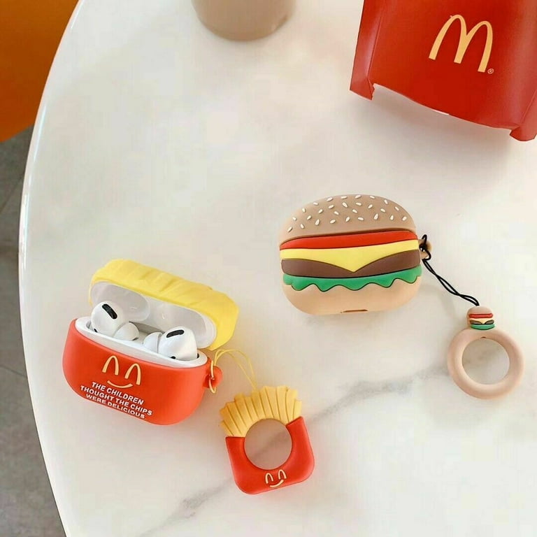 for Compatible with Apple Airpod Pro Burger Fries Case Cover