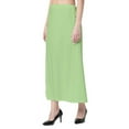 thumbnail image 2 of Women Cotton Shapewear Indian Saree Petticoat Underskirt Free Size Mint Green, 2 of 2