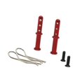 thumbnail image 2 of Almencla 2x RC Body Post Aluminum Shell Holder Mounts for 1/12 1/14 Crawler Car Truck red, 2 of 8