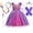 Dress+Accessories+Wig, variant on LOEL Girls Princess Dresses Birthday Cosplay Party Fairy Dress up Purple Dress