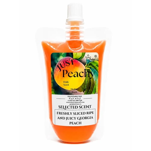 Just Peachy Squeezable Wax Melt (4Ounces)