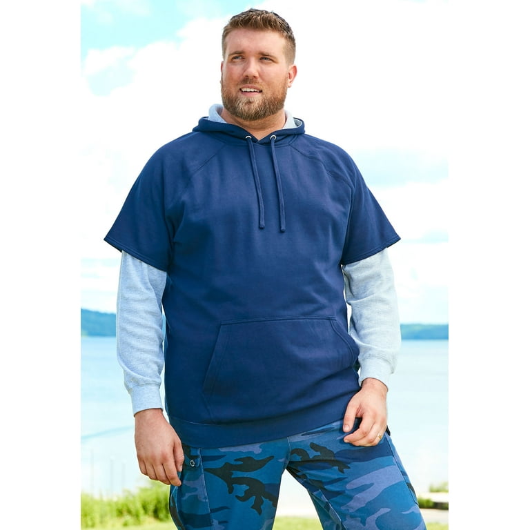 Big and tall thermal hoodie sale