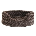 thumbnail image 5 of FurHaven Pet Products Ultra Plush Oval Pet Bed for Dogs & Cats - Chocolate, Small, 5 of 11